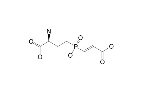 (3-S)-3-[((3-AMINO-3-CARBOXY)-PROPYL)-(HYDROXY)-PHOSPHINYL]-PROPENOIC_ACID;LSP1-3154