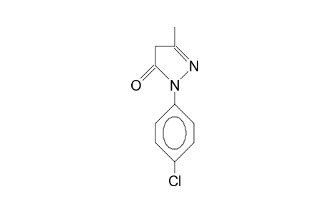 1-(p-chlorophenyl)-3-methyl-2-pyrazolin-5-one