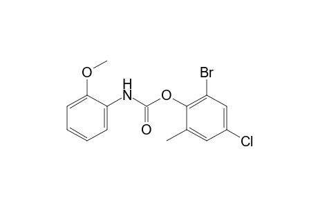 o-methoxycarbanilic acid, 6-bromo-4-chloro-o-tolyl ester