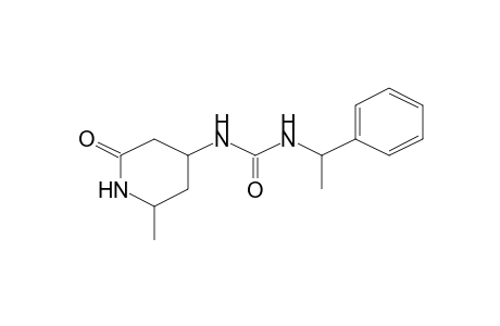 N-(2-Methyl-6-oxo-4-piperidinyl)-N'-(1-phenylethyl)urea