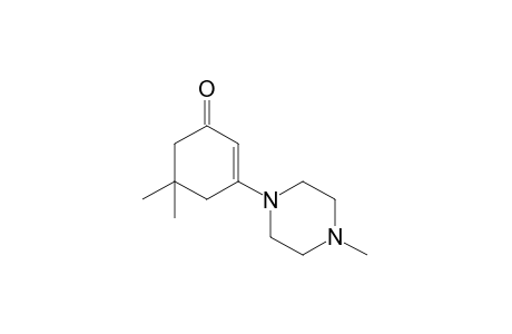 5,5-dimethyl-3-(4-methyl-1-piperazinyl)-2-cyclohexen-1-one