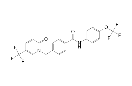 alpha-[2-OXO-5-(TRIFLUOROMETHYL)-1(2H)-PYRIDYL]-alpha',alpha',alpha'-TRIFLUORO-p-TOLU-p-ANISIDIDE