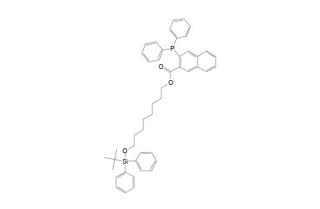 3-DIPHENYLPHOSPHANYL-NAPHTHALENE-2-CARBOXYLIC-ACID-8-(TERT.-BUTYLDIPHENYLSILANYLOXY)-OCTYLESTER