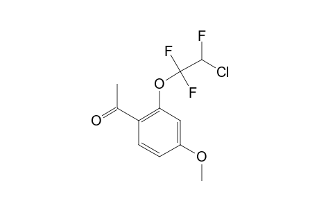 2'-(2-chloro-1,1,2-trifluoroethoxy)-4'-methoxyacetophenone