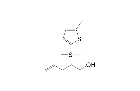 2-[dimethyl-(5-methyl-2-thienyl)silyl]pent-4-en-1-ol