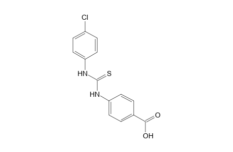 p-[3-(p-CHLOROPHENYL)-2-THIOUREIDO]BENZOIC ACID