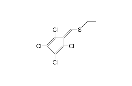 5-((Ethylthio)methylene)-1,2,3,4-tetrachloro-1,3-cyclopentadiene