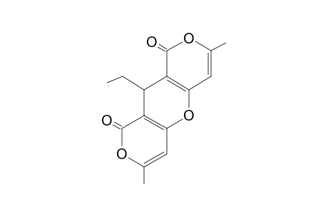 10-Ethyl-3,7-dimethyl-1H,9H,10H-dipyrano(4,3-B:3',4'-E)pyran-1,9-dione