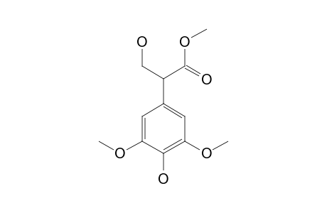 GOLDFUSSINOL;METHYL_3-HYDROXY-2-(3,5-DIMETHOXY-4-HYDROXYPHENYL)-PROPANOATE