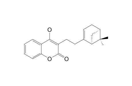 (1''S,5''S)-3-(2-(6,6-DIMETHYLBICYClO-[3.1.1]-HEPT-2-EN-2-YL)-ETHYL)-4-HYDROXY-2H-1-BENZOPYRAN-2-ONE