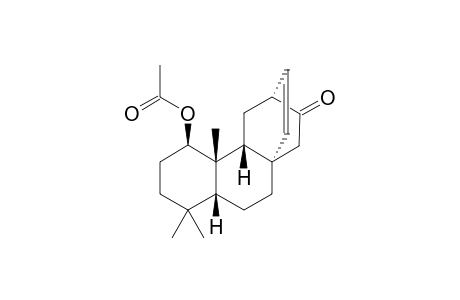 ent-1.beta.-acetoxy-17noratis-13-en-16-one