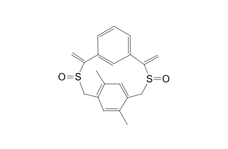 (REL-RS,RS,RP)/(REL-RS,RS,SP)-5,8-DIMETHYL-1,12-DIMETHYLENE-2,11-DITHIA-[3.3]-PARAMETACYCLOPHANE-2,11-DIOXIDE