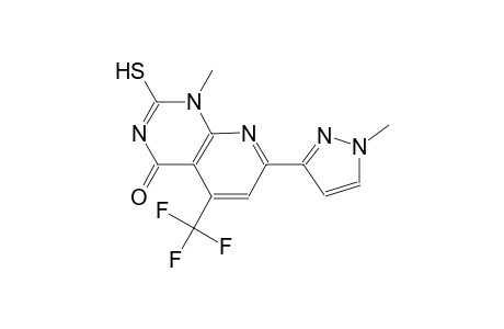 pyrido[2,3-d]pyrimidin-4(1H)-one, 2-mercapto-1-methyl-7-(1-methyl-1H-pyrazol-3-yl)-5-(trifluoromethyl)-