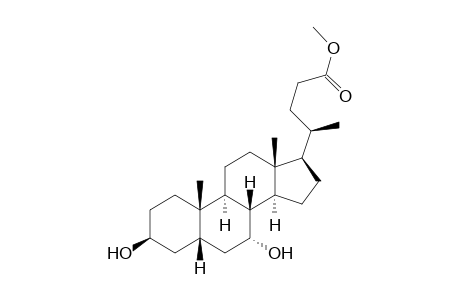 3-BETA,7-ALPHA-DIHYDROXY-5-BETA-CHOLSAEUREMETHYLESTER