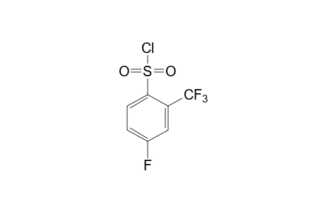 4-Fluoro-2-(trifluoromethyl)benzenesulfonyl chloride