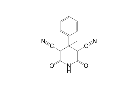 2,6-Dioxo-4-methyl-4-phenyl-3,5-piperidinedicarbonitrile