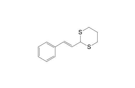 (E)-1-(1',3'-DITHIAN-2'-YL)-2-PHENYLETHENE