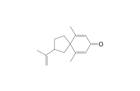 6,10-dimethyl-2-prop-1-en-2-ylspiro[4.5]deca-6,9-dien-8-one