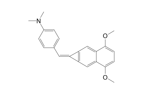 4-[(3,6-dimethoxy-1-cyclopropa[b]naphthalenylidene)methyl]-N,N-dimethylaniline