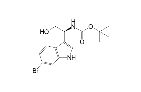 N-[(1S)-1-(6-bromo-1H-indol-3-yl)-2-hydroxy-ethyl]carbamic acid tert-butyl ester