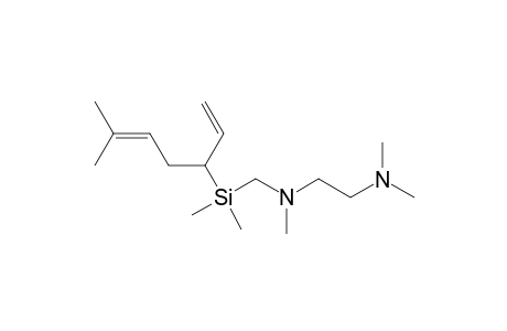 1,2-Ethanediamine, N-[[(1-ethenyl-4-methyl-3-pentenyl)dimethylsilyl]methyl]-N,N',N'-trimethyl-