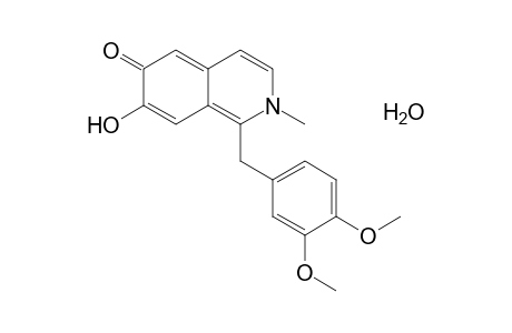 Protopapaverine mono-hydrate