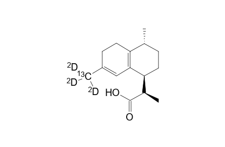 [15-13C2H3]-6,1-Dehydro-11,13-dihydroartemisnic acid