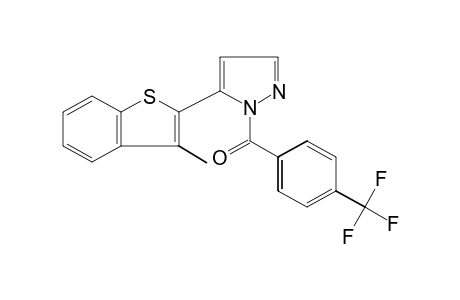 5-(3-METHYLBENZO[b]THIEN-2-YL)-1-(alpha,alpha,alpha-TRIFLUORO-p-TOLUOYL)PYRAZOLE