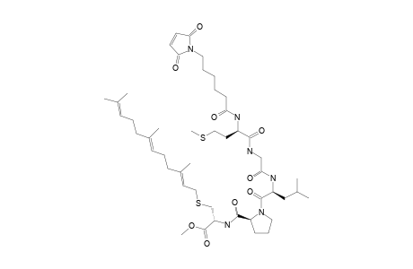 N-(6-MALEIMIDOCAPROYL)-L-METHIONYLGLYCYL-L-LEUCYL-L-PROLYL-S-FARNESYL-L-CYSTEINE-METHYLESTER