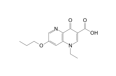 1,4-dihydro-1-ethyl-4-oxo-7-propoxy-1,5-naphthyridine-3-carboxylic acid