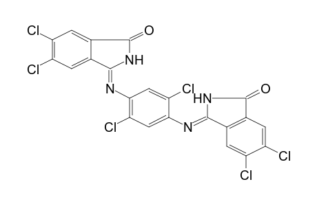 (3Z)-5,6-Dichloro-3-[(2,5-dichloro-4-([(1Z)-5,6-dichloro-3-oxo-2,3-dihydro-1H-isoindol-1-ylidene]amino)phenyl)imino]-2,3-dihydro-1H-isoindol-1-one