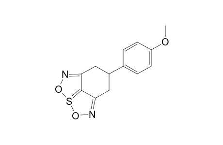 6H-[1,2,5]Oxathiazolo[4,3,2-hi][2,1,3]benzoxathiazole-3-siv, 7,8-dihydro-7-(4-methoxyphenyl)-