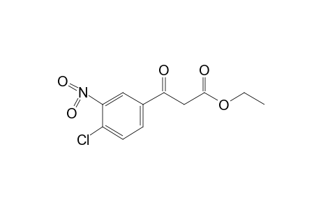 4-chloro-3-nitro-beta-oxohydrocinnamic acid, ethyl ester