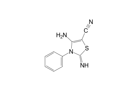 4-amino-2-imino-3-phenyl-4-thiazoline-5-carbonitrile