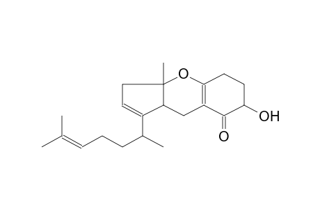 7-hydroxy-3a-methyl-1-(6-methylhept-5-en-2-yl)-3,5,6,7,9,9a-hexahydrocyclopenta[b]chromen-8-one