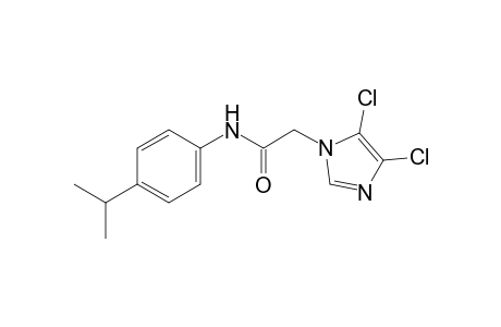 4,5-dichloro-4'-isopropylimidazole-1acetanilide