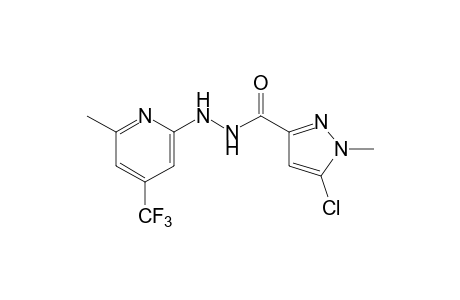 5-chloro-1-methylpyrazole-3-carboxylic acid, 2-[6-methyl-4-(trifluoromethyl)-2-pyridyl]hydrazide