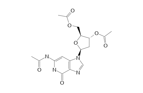 6-(ACETYLAMINO)-1-(3',5'-DI-O-ACETYL-2'-DEOXY-BETA-D-ERYTHRO-PENTOFURANOSYL)-1H-IMIDAZO-[4,5-C]-PYRIDIN-4(5H)-ONE