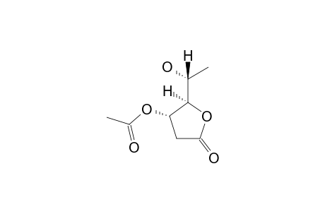 (3R*,4S*,5S*)-3-ACETOXY-5-HYDROXYHEXAN-4-OLIDE