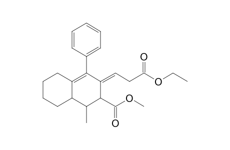 Methyl 4-[2'-(ethoxycarbonyl)ethylidene]-5-phenyl-2-methylbicyclo[4.4.0]dec-5-ene-3-carboxylate