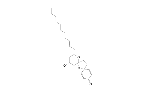 ACULEATIN_F;2-R*,4-R*,6-R*-4-HYDROXY-2-UNDECYL-1,7-DIOXADISPIRO-[5.1.5.2]-PENTADECA-9,12-DIEN-11-ONE