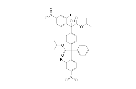 iso-Propyl 2-(2-fluoro-4-nitrophenyl)-2-{4-[1-(2-fluoro-4-nitrophenyl)-1-hydroxy-2-isopropyloxy-2-oxoethyl]phenyl}-2-phenylacetate