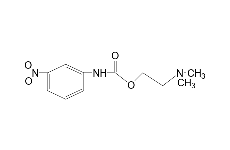 m-nitrocarbanilic acid, 2-(dimethylamino)ethyl ester