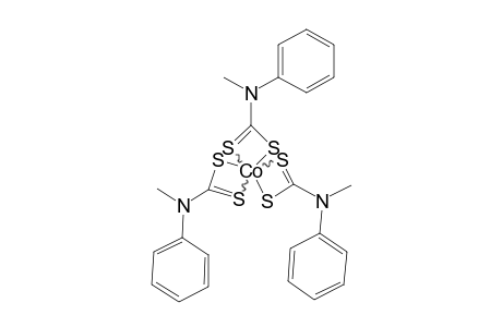 TRIS-(N-METHYL-N-PHENYL-DITHIOCARBAMATO)-COBALT-(3)-COMPLEX