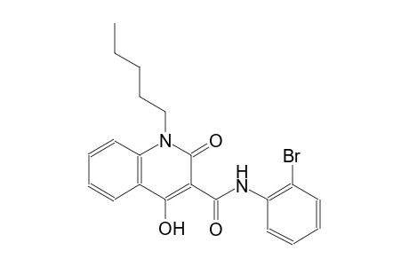 N-(2-bromophenyl)-4-hydroxy-2-oxo-1-pentyl-1,2-dihydro-3-quinolinecarboxamide