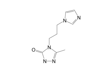 4-[3-(1H-IMIDAZOL-1-YL)-PROPYL]-5-METHYL-2,4-DIHYDRO-3H-1,2,4-TRIAZOL-3-ONE