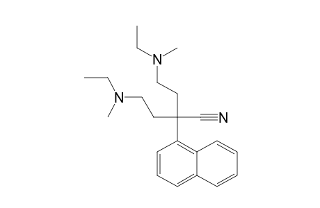 alpha,alpha-BIS[2-(N-ETHYL-N-METHYLAMINO)ETHYL]-1-NAPHTHALENEACETONITRILE