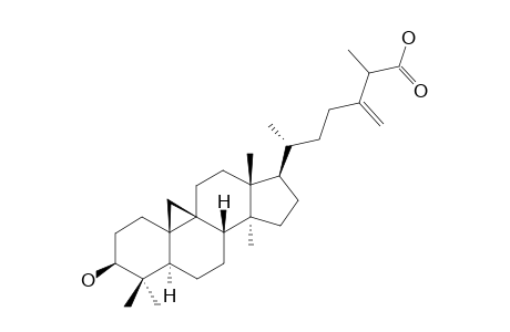 AMBOLIC-ACID;3-BETA-HYDROXY-24-METHYLENECYCLOARTAN-26-OIC-ACID