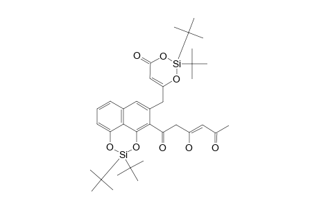 #41;1-[2,2-DI-TERT.-BUTYL-5-[(2,2-DI-TERT.-BUTYL-4-OXO-4H-1,3,2-DIOXASILIN-6-YL)-METHYL]-NAPHTHO-[1,8-DE]-[1,3,2]-DIOXASILIN-4-YL]-3-HYDROXYHEX-2-ENE-1,5-DIONE