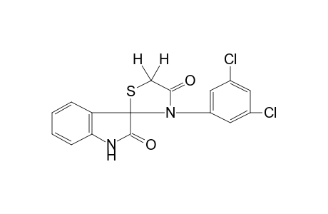 3'-(3,5-dichlorophenyl)spiro[indoline-3,2'-thiazolidine]-2,4'-dione